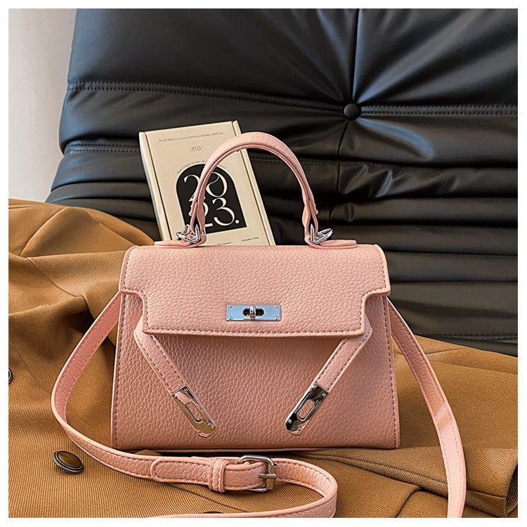 High-end Light Luxury Niche Soft Leather Crossbody Bag Fashion Handbag Underarm Bag