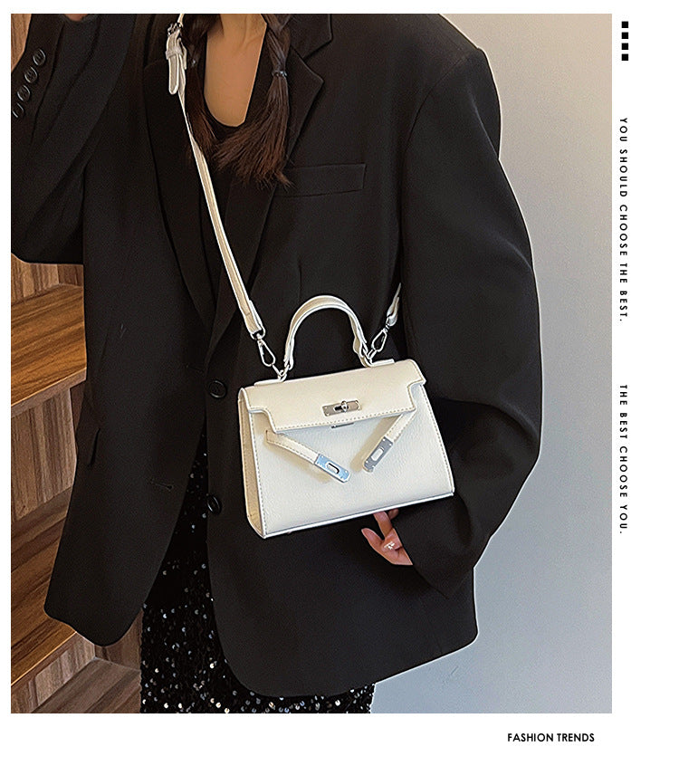 High-end Light Luxury Niche Soft Leather Crossbody Bag Fashion Handbag Underarm Bag