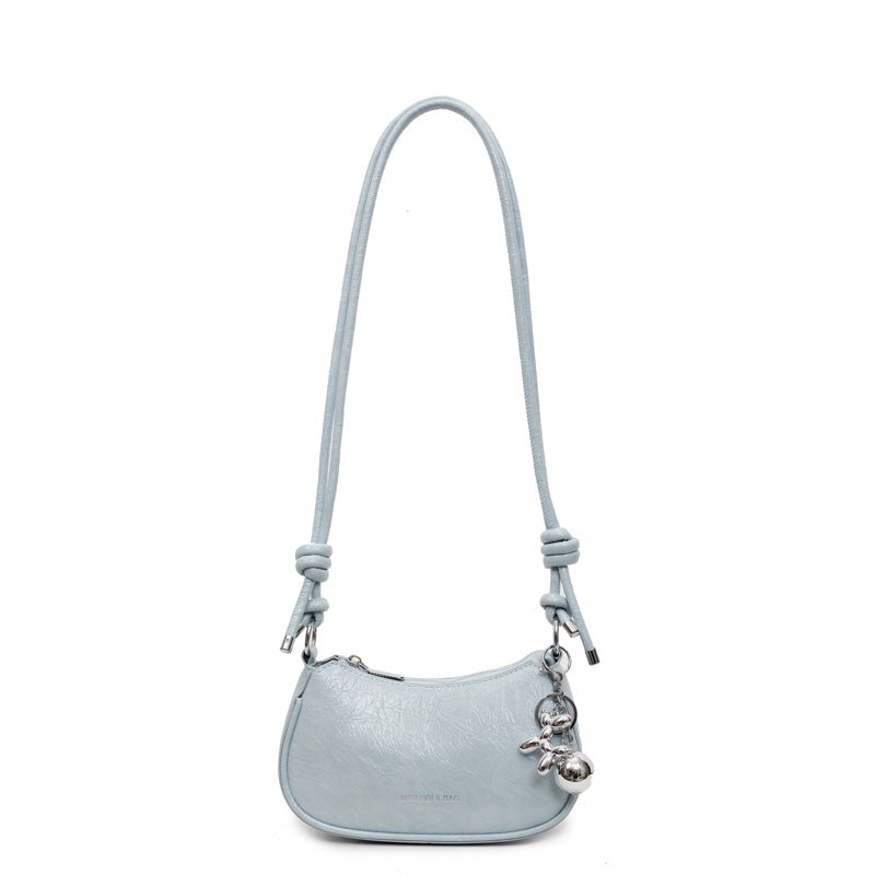 Trendy Popular Niche Underarm Bag. Stylish Versatile Crossbody Bag Super Popular Solid Color Shoulder Bag