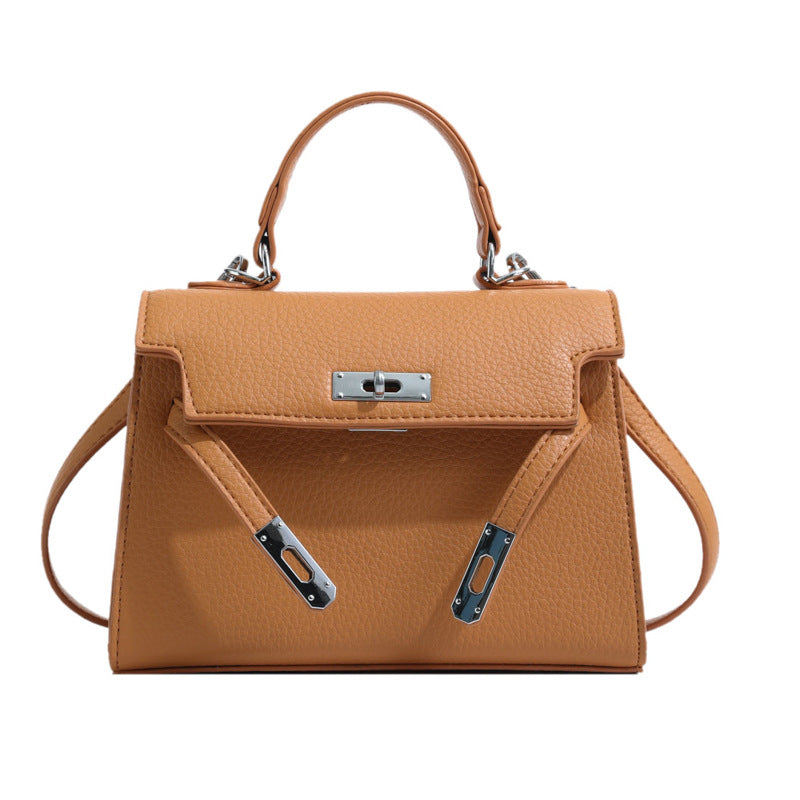 High-end Light Luxury Niche Soft Leather Crossbody Bag Fashion Handbag Underarm Bag