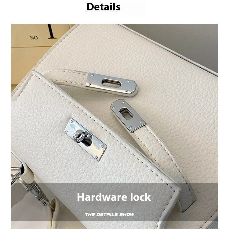 High-end Light Luxury Niche Soft Leather Crossbody Bag Fashion Handbag Underarm Bag
