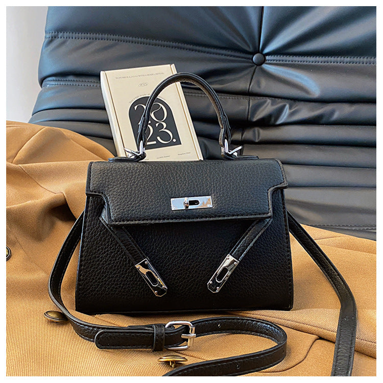 High-end Light Luxury Niche Soft Leather Crossbody Bag Fashion Handbag Underarm Bag