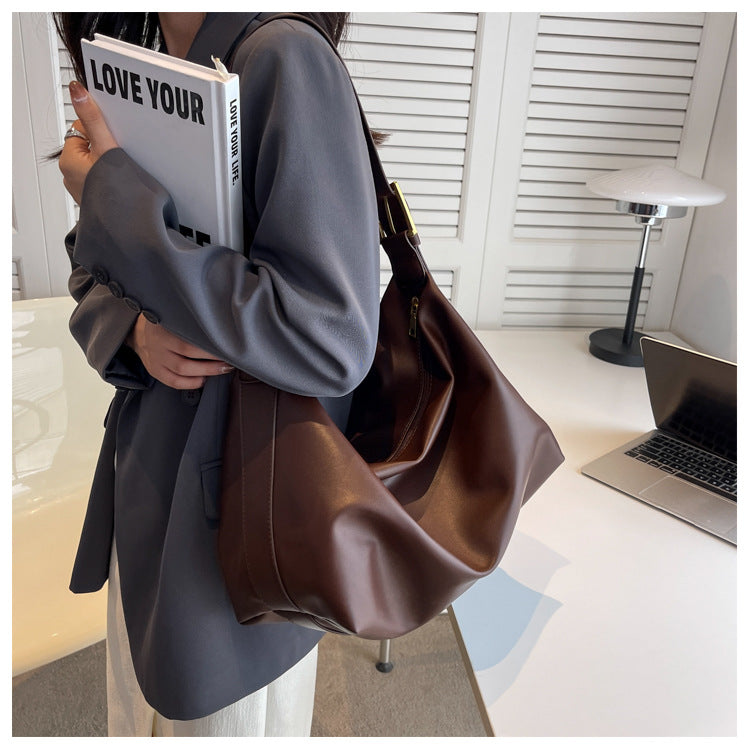 Korean Retro Bag New Fashion Trendy Single Shoulder Bag Versatile Elegant Crossbody Underarm Bag