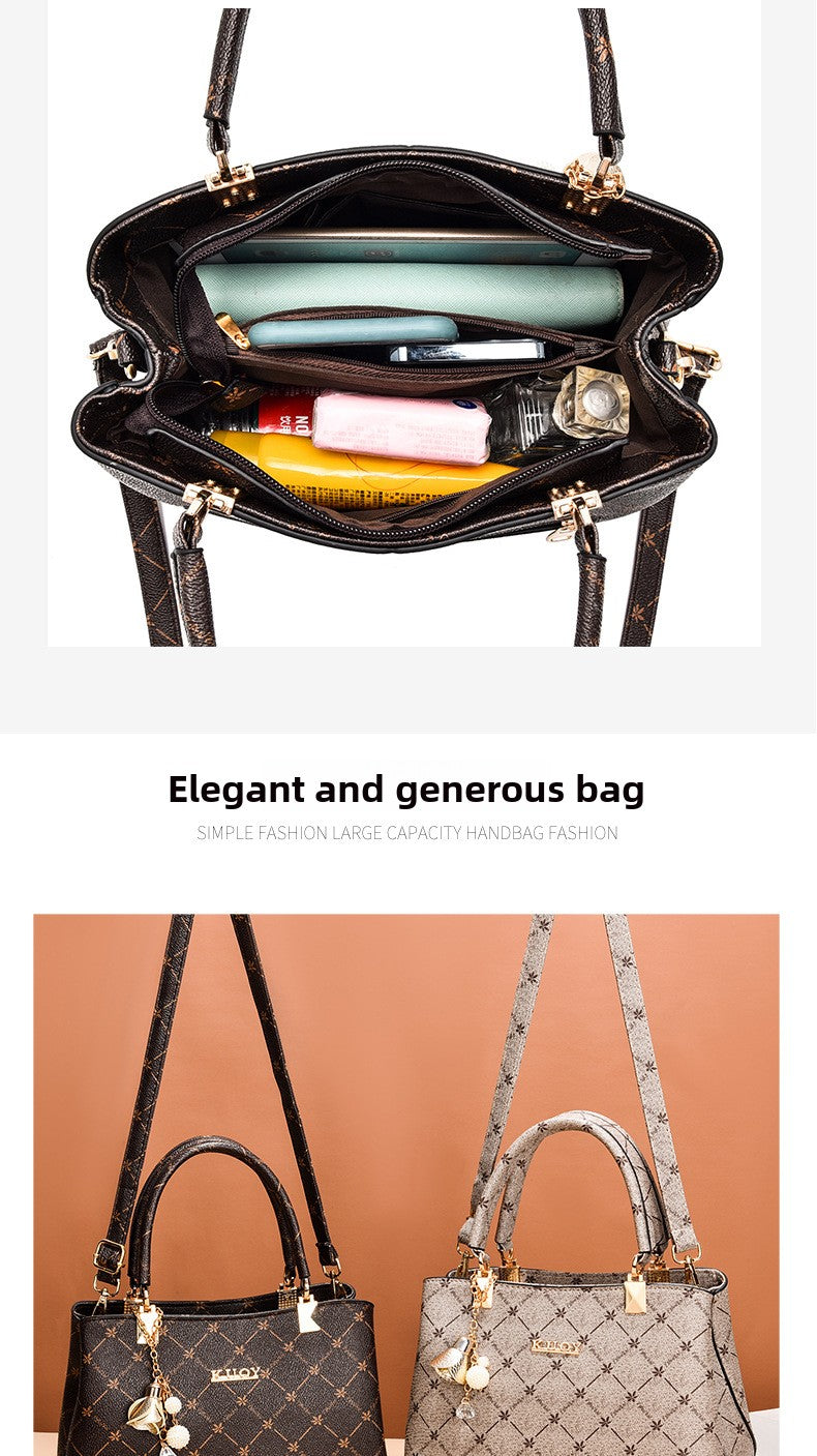 Large-Capacity Women's Handbags - Stylish Mommy Bags, Trendy and Elegant Shoulder/Crossbody Bags for Mothers and Grandmothers