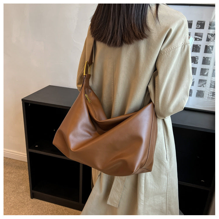 Korean Retro Bag New Fashion Trendy Single Shoulder Bag Versatile Elegant Crossbody Underarm Bag