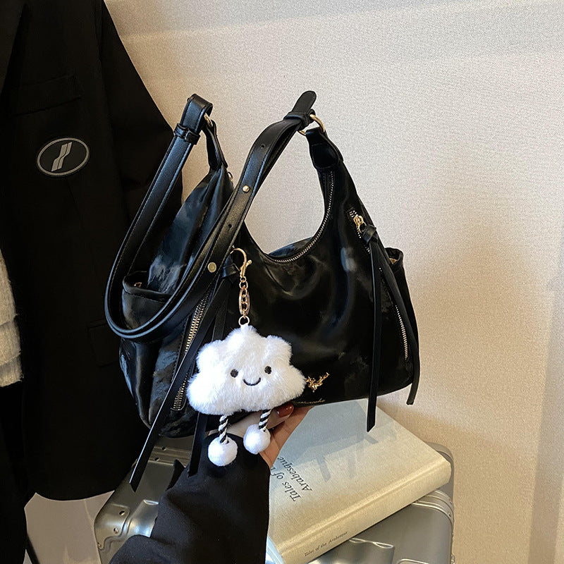 Casual Commuting Large Capacity Bag. High-end Versatile Crossbody Bag Fashionable Shoulder Underarm Bag