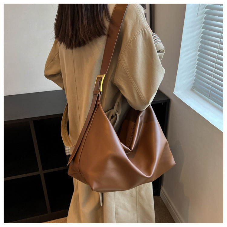 Korean Retro Bag New Fashion Trendy Single Shoulder Bag Versatile Elegant Crossbody Underarm Bag