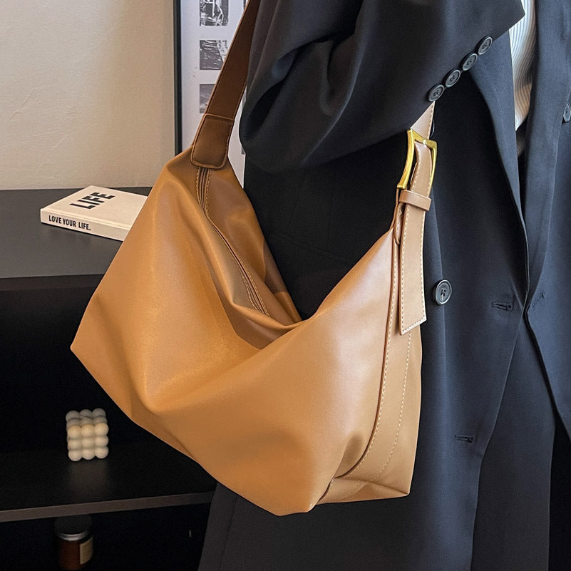 Korean Retro Bag New Fashion Trendy Single Shoulder Bag Versatile Elegant Crossbody Underarm Bag