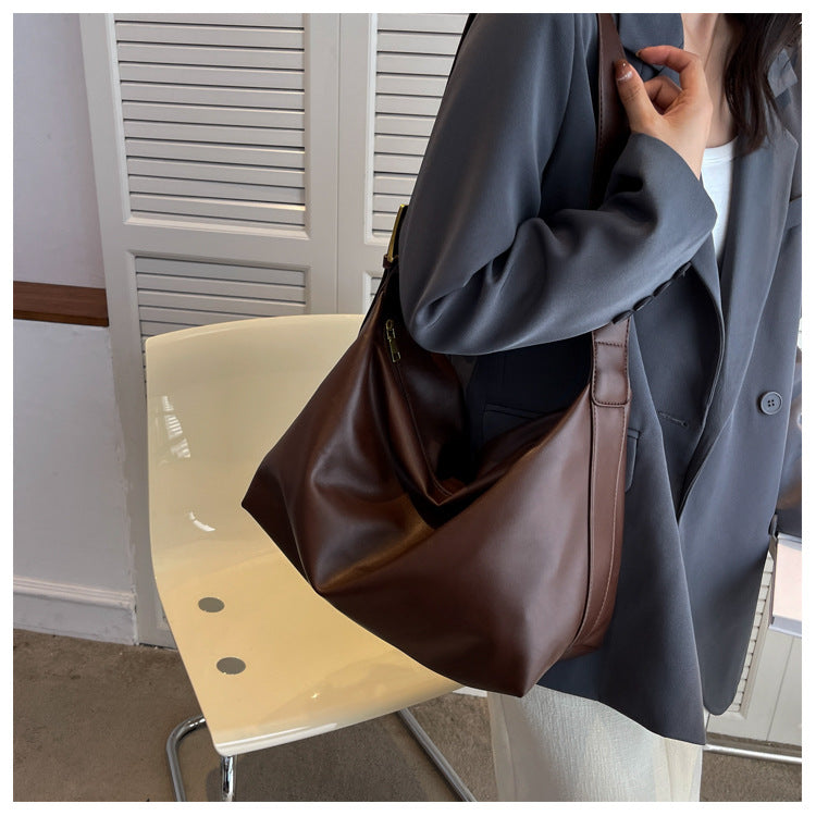 Korean Retro Bag New Fashion Trendy Single Shoulder Bag Versatile Elegant Crossbody Underarm Bag