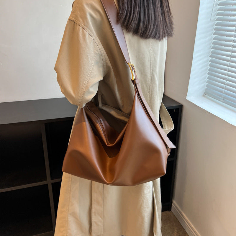 Korean Retro Bag New Fashion Trendy Single Shoulder Bag Versatile Elegant Crossbody Underarm Bag