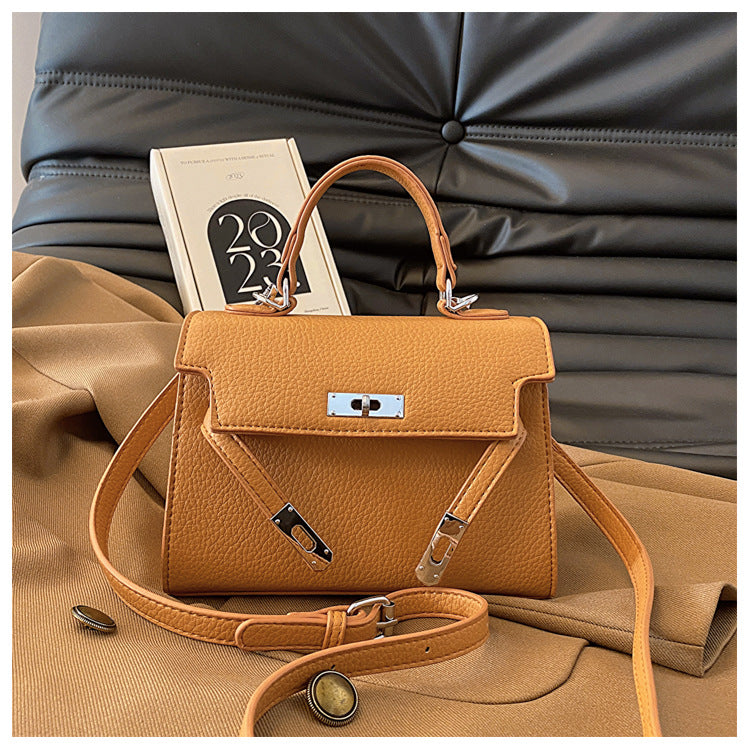 High-end Light Luxury Niche Soft Leather Crossbody Bag Fashion Handbag Underarm Bag