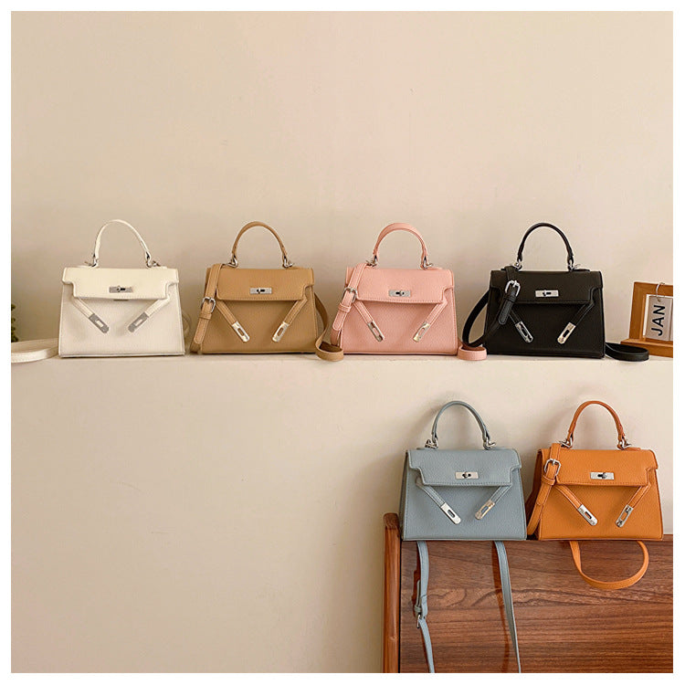 High-end Light Luxury Niche Soft Leather Crossbody Bag Fashion Handbag Underarm Bag