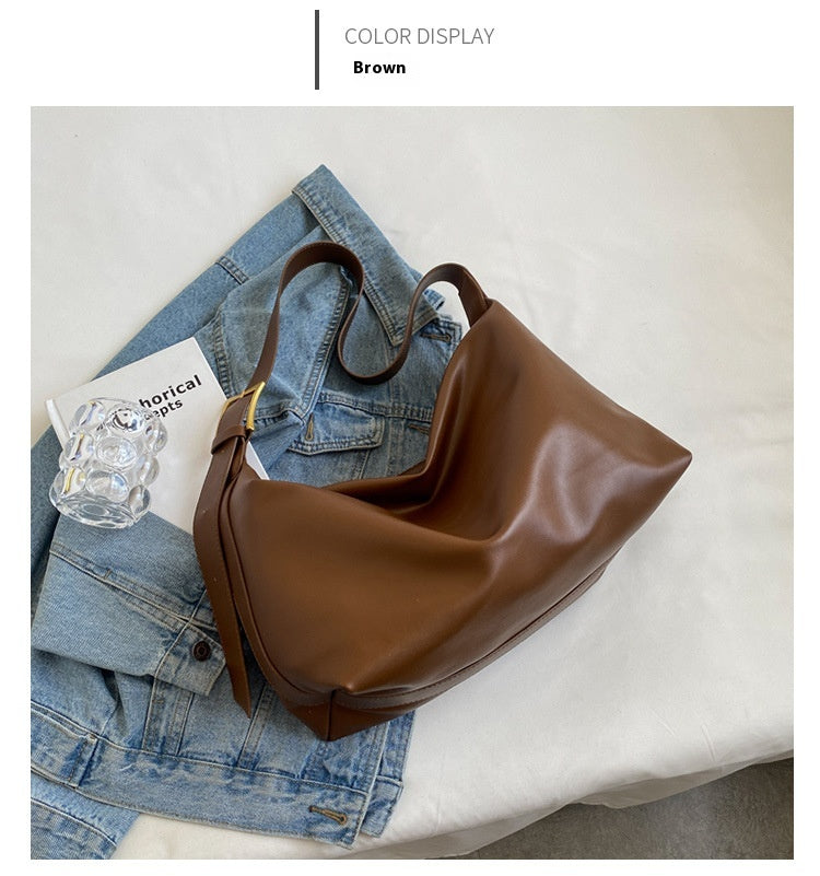 Korean Retro Bag New Fashion Trendy Single Shoulder Bag Versatile Elegant Crossbody Underarm Bag