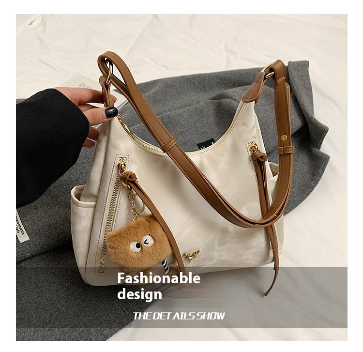 Casual Commuting Large Capacity Bag. High-end Versatile Crossbody Bag Fashionable Shoulder Underarm Bag