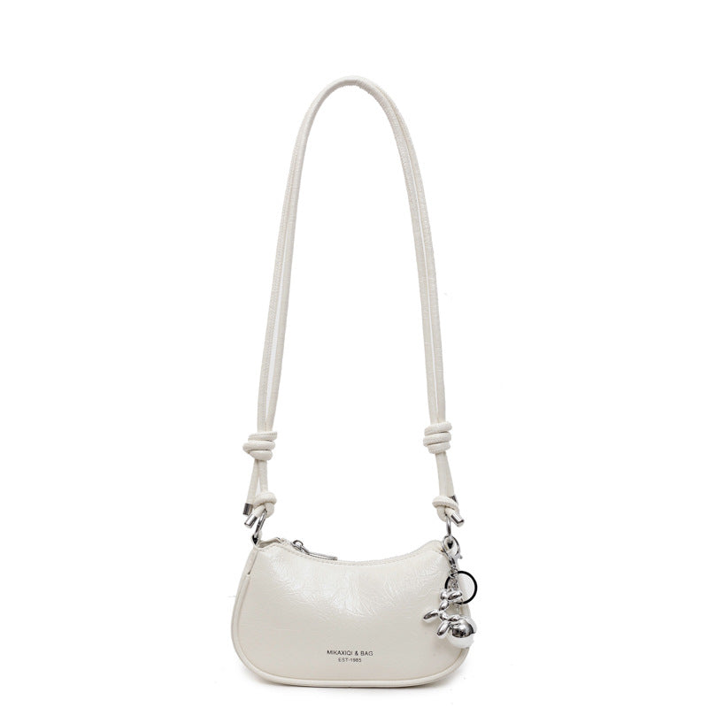 Trendy Popular Niche Underarm Bag. Stylish Versatile Crossbody Bag Super Popular Solid Color Shoulder Bag
