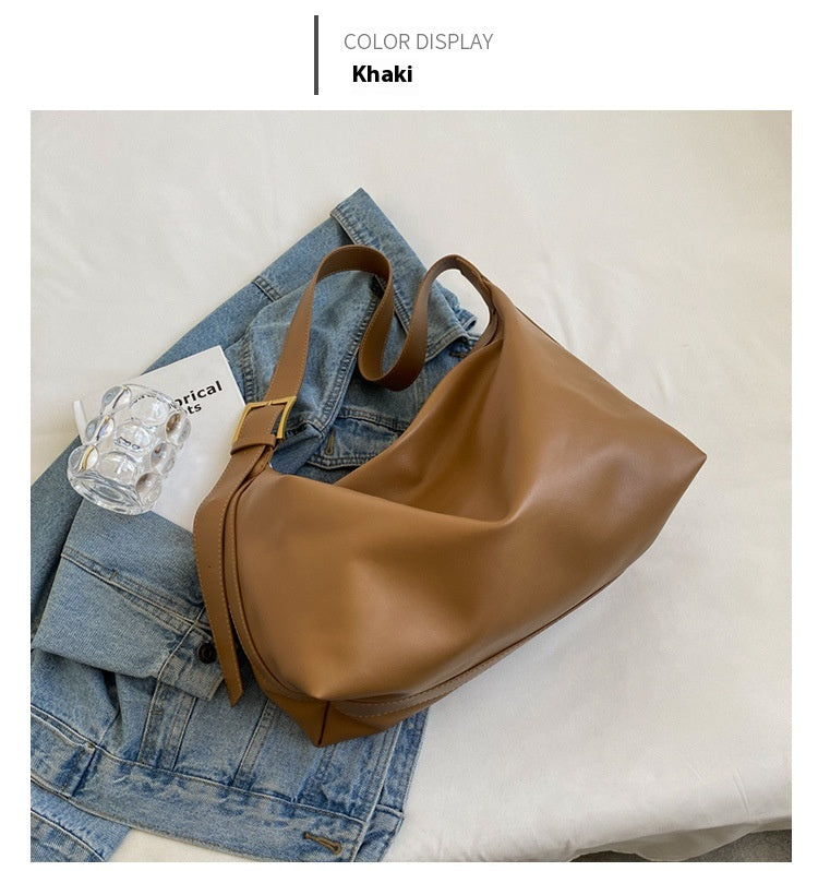 Korean Retro Bag New Fashion Trendy Single Shoulder Bag Versatile Elegant Crossbody Underarm Bag