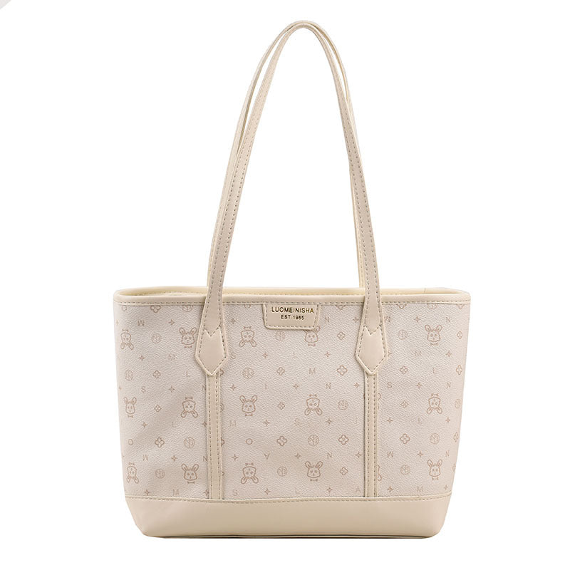 Large Capacity Commuter Bag. Fashionable Single Shoulder Underarm Bag. Casual Tote Bag