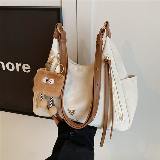 Casual Commuting Large Capacity Bag. High-end Versatile Crossbody Bag Fashionable Shoulder Underarm Bag