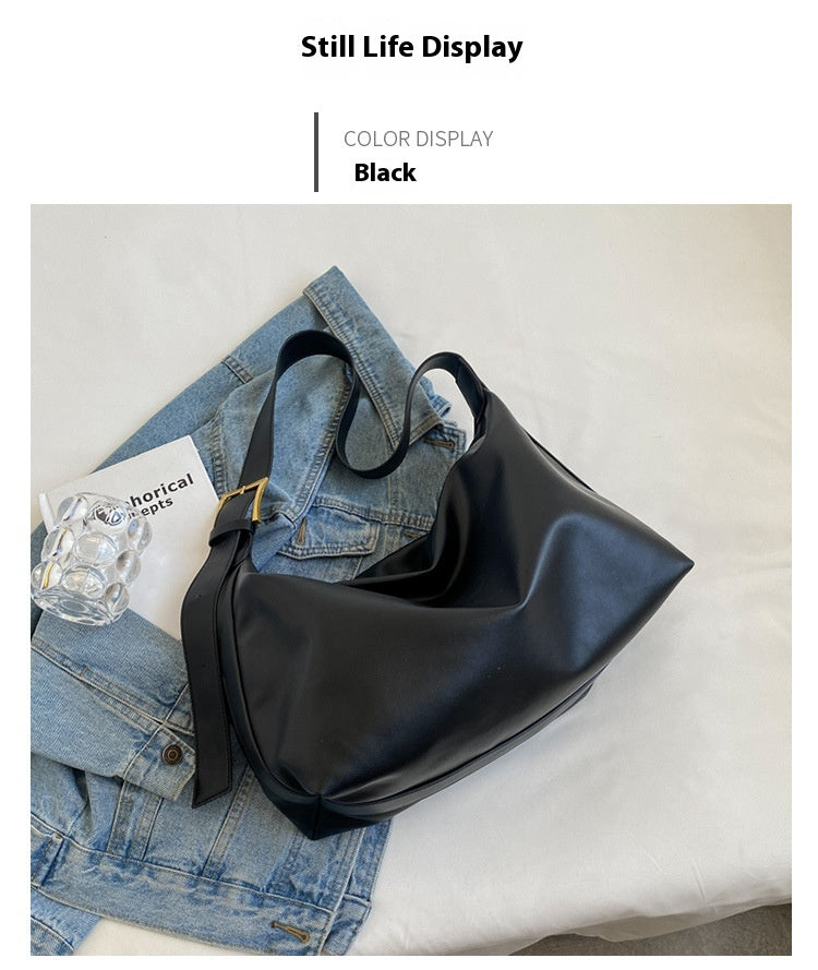 Korean Retro Bag New Fashion Trendy Single Shoulder Bag Versatile Elegant Crossbody Underarm Bag