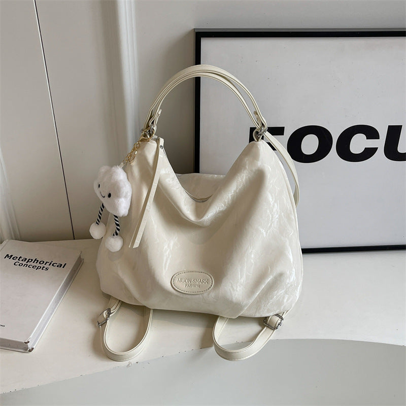 Large Capacity Commuter Tote Bag High-End Feel Backpack Versatile Shoulder Bag Travel Backpack