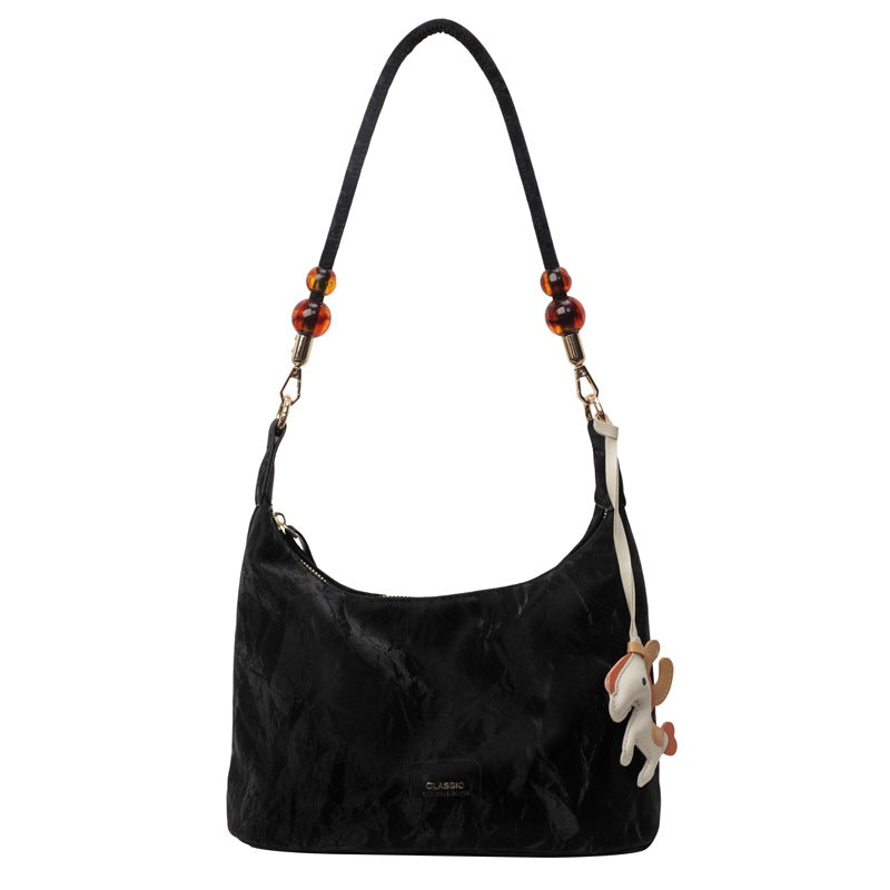 High-end Light Luxury Niche Bag. Fashionable Korean Version Large Capacity Commuter Crossbody Dumpling Underarm Bag