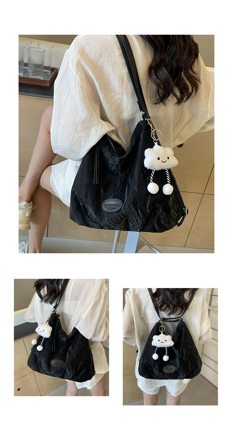 Large Capacity Commuter Tote Bag High-End Feel Backpack Versatile Shoulder Bag Travel Backpack