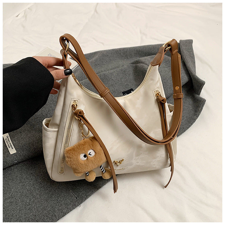 Casual Commuting Large Capacity Bag. High-end Versatile Crossbody Bag Fashionable Shoulder Underarm Bag