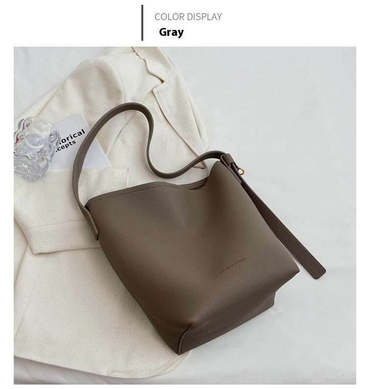 This Year's Trend Retro Small Bag New Women's Bag High-End Crossbody Bag Niche Design Super Popular Bucket Bag