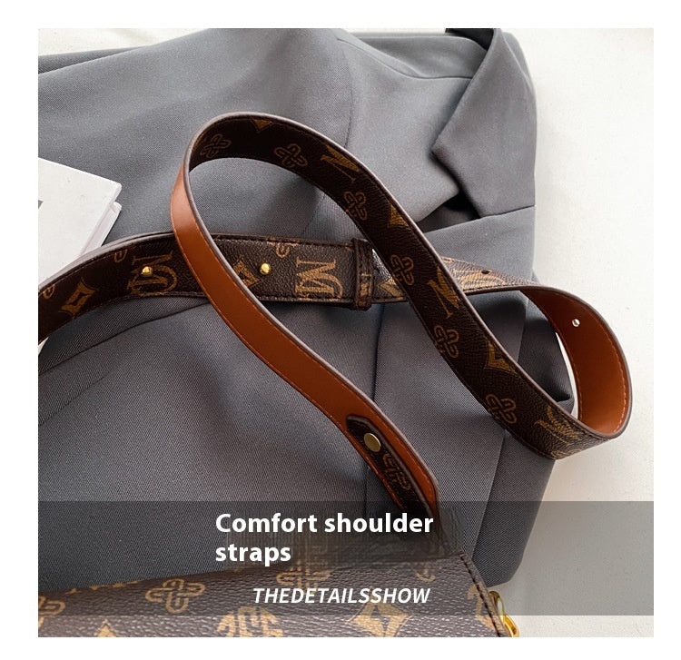 Trendy Fashion Texture Bag Niche Versatile Chain Crossbody Bag Single Shoulder Small Square Bag