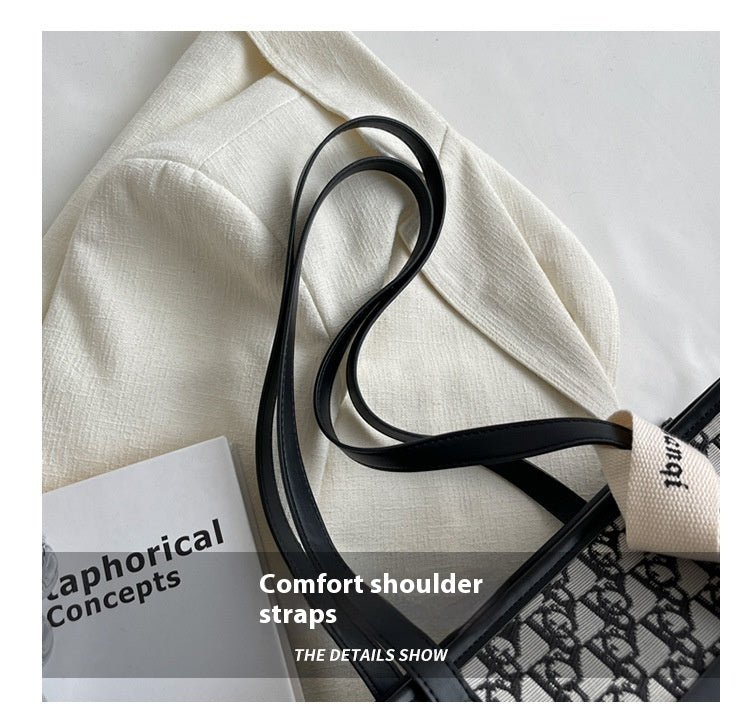 New Versatile Commuter Shoulder Bag Fashionable High-Quality Texture Retro Handbag Tote Bag