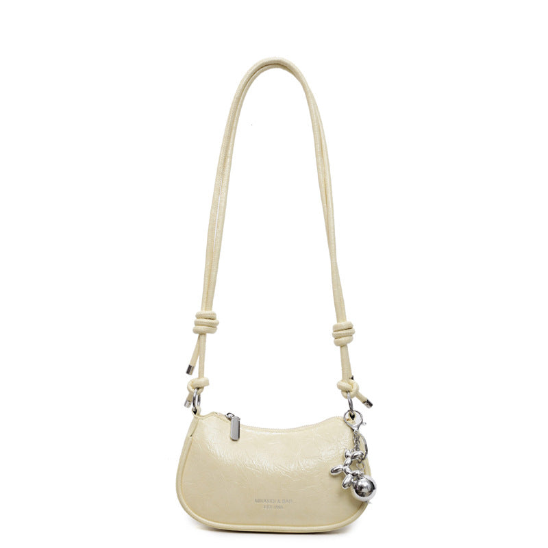 Trendy Popular Niche Underarm Bag. Stylish Versatile Crossbody Bag Super Popular Solid Color Shoulder Bag