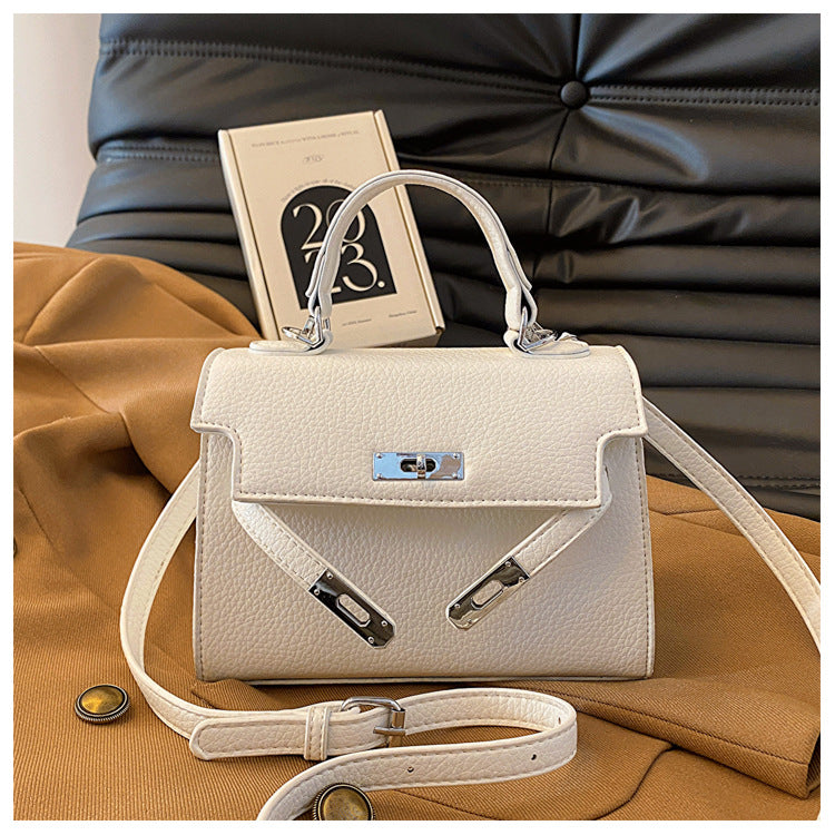 High-end Light Luxury Niche Soft Leather Crossbody Bag Fashion Handbag Underarm Bag