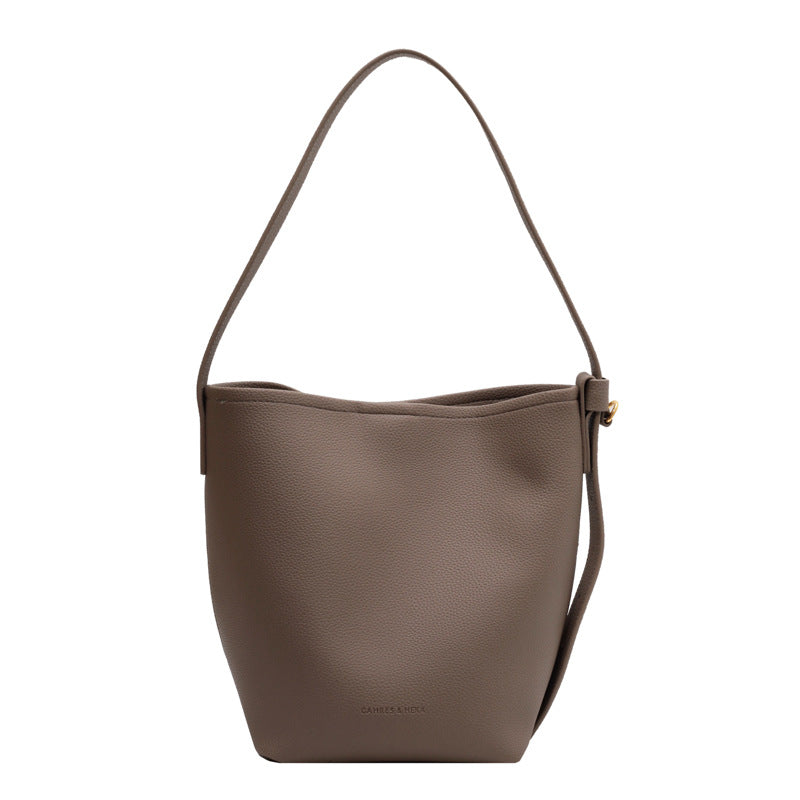This Year's Trend Retro Small Bag New Women's Bag High-End Crossbody Bag Niche Design Super Popular Bucket Bag