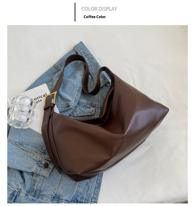 Korean Retro Bag New Fashion Trendy Single Shoulder Bag Versatile Elegant Crossbody Underarm Bag