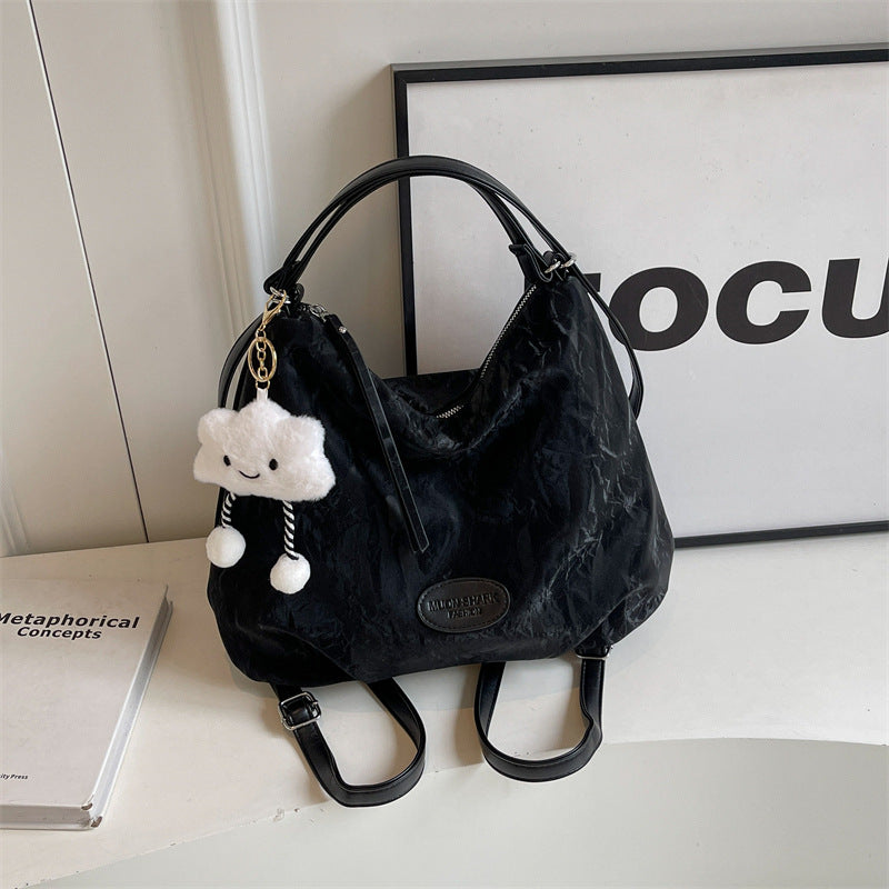 Large Capacity Commuter Tote Bag High-End Feel Backpack Versatile Shoulder Bag Travel Backpack