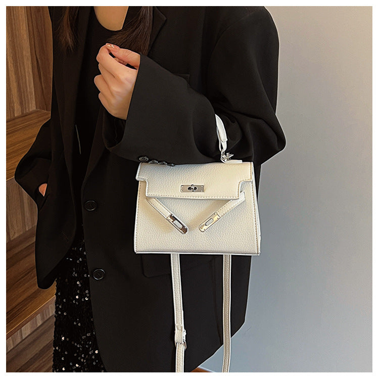 High-end Light Luxury Niche Soft Leather Crossbody Bag Fashion Handbag Underarm Bag