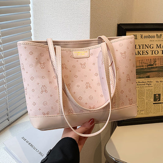 Large Capacity Commuter Bag. Fashionable Single Shoulder Underarm Bag. Casual Tote Bag