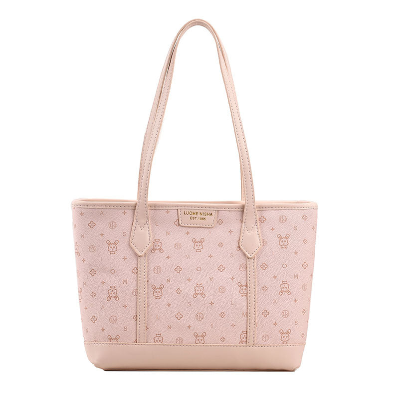 Large Capacity Commuter Bag. Fashionable Single Shoulder Underarm Bag. Casual Tote Bag