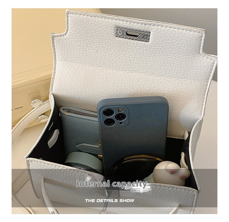High-end Light Luxury Niche Soft Leather Crossbody Bag Fashion Handbag Underarm Bag