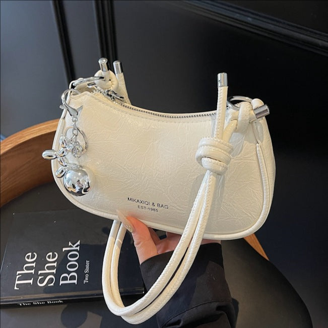 Trendy Popular Niche Underarm Bag. Stylish Versatile Crossbody Bag Super Popular Solid Color Shoulder Bag