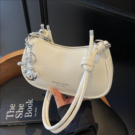 Trendy Popular Niche Underarm Bag. Stylish Versatile Crossbody Bag Super Popular Solid Color Shoulder Bag