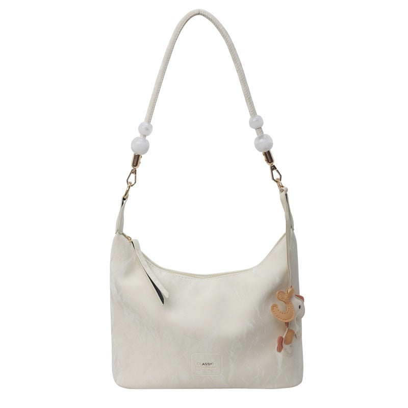 High-end Light Luxury Niche Bag. Fashionable Korean Version Large Capacity Commuter Crossbody Dumpling Underarm Bag