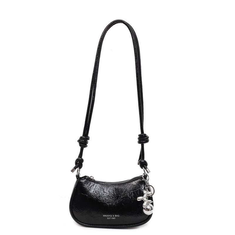 Trendy Popular Niche Underarm Bag. Stylish Versatile Crossbody Bag Super Popular Solid Color Shoulder Bag