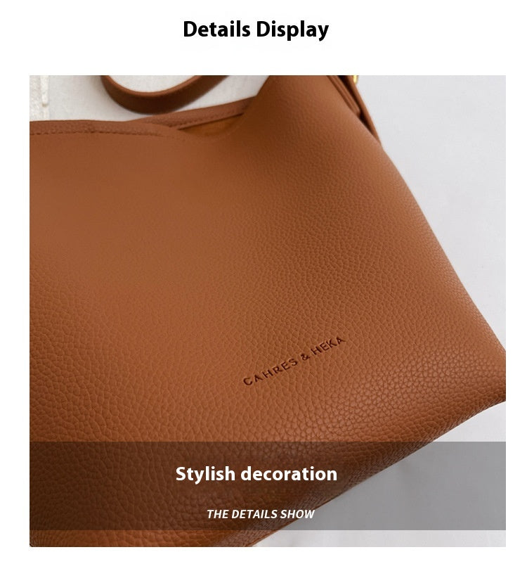 This Year's Trend Retro Small Bag New Women's Bag High-End Crossbody Bag Niche Design Super Popular Bucket Bag