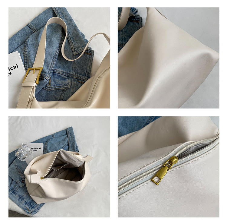 Korean Retro Bag New Fashion Trendy Single Shoulder Bag Versatile Elegant Crossbody Underarm Bag