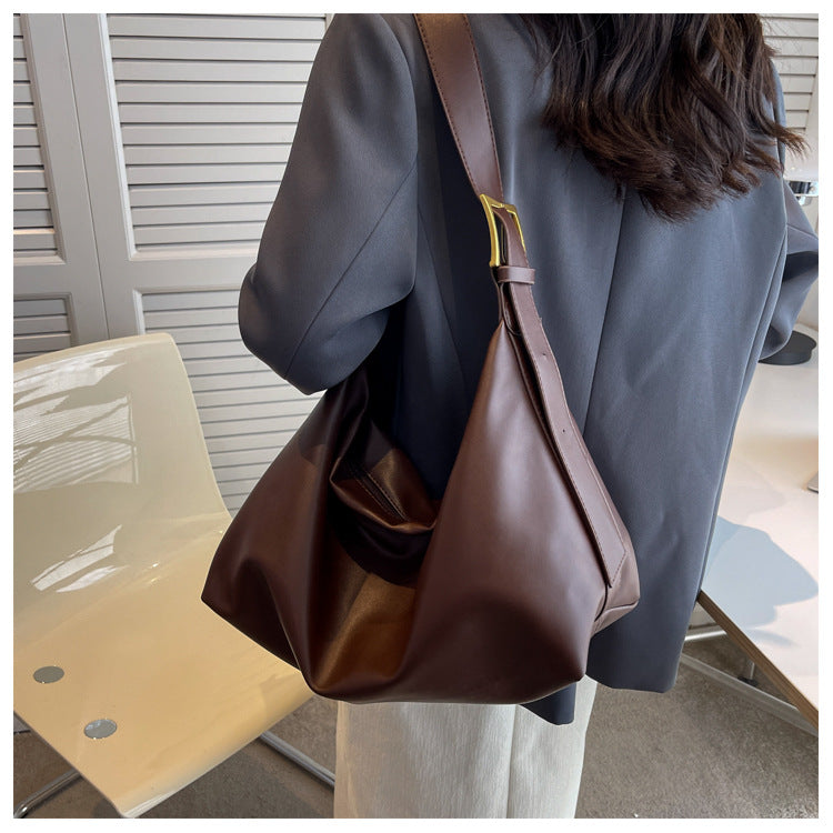 Korean Retro Bag New Fashion Trendy Single Shoulder Bag Versatile Elegant Crossbody Underarm Bag