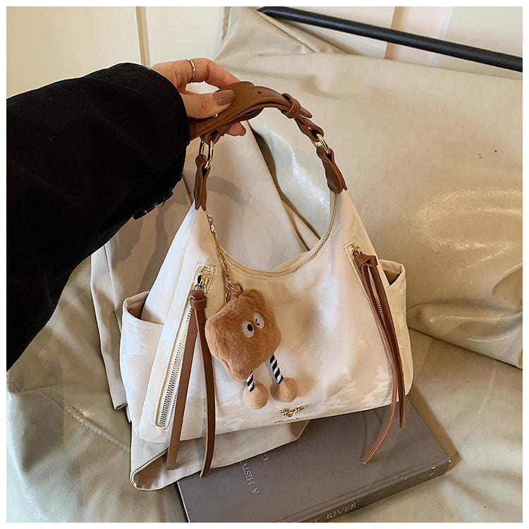 Casual Commuting Large Capacity Bag. High-end Versatile Crossbody Bag Fashionable Shoulder Underarm Bag